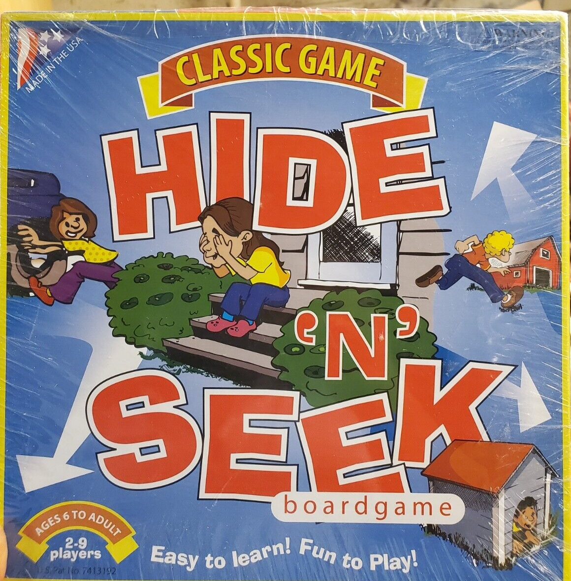 Vintage Ideal Toy Co 1967 Hide N Seek Childrens Board Game Complete Original EBay