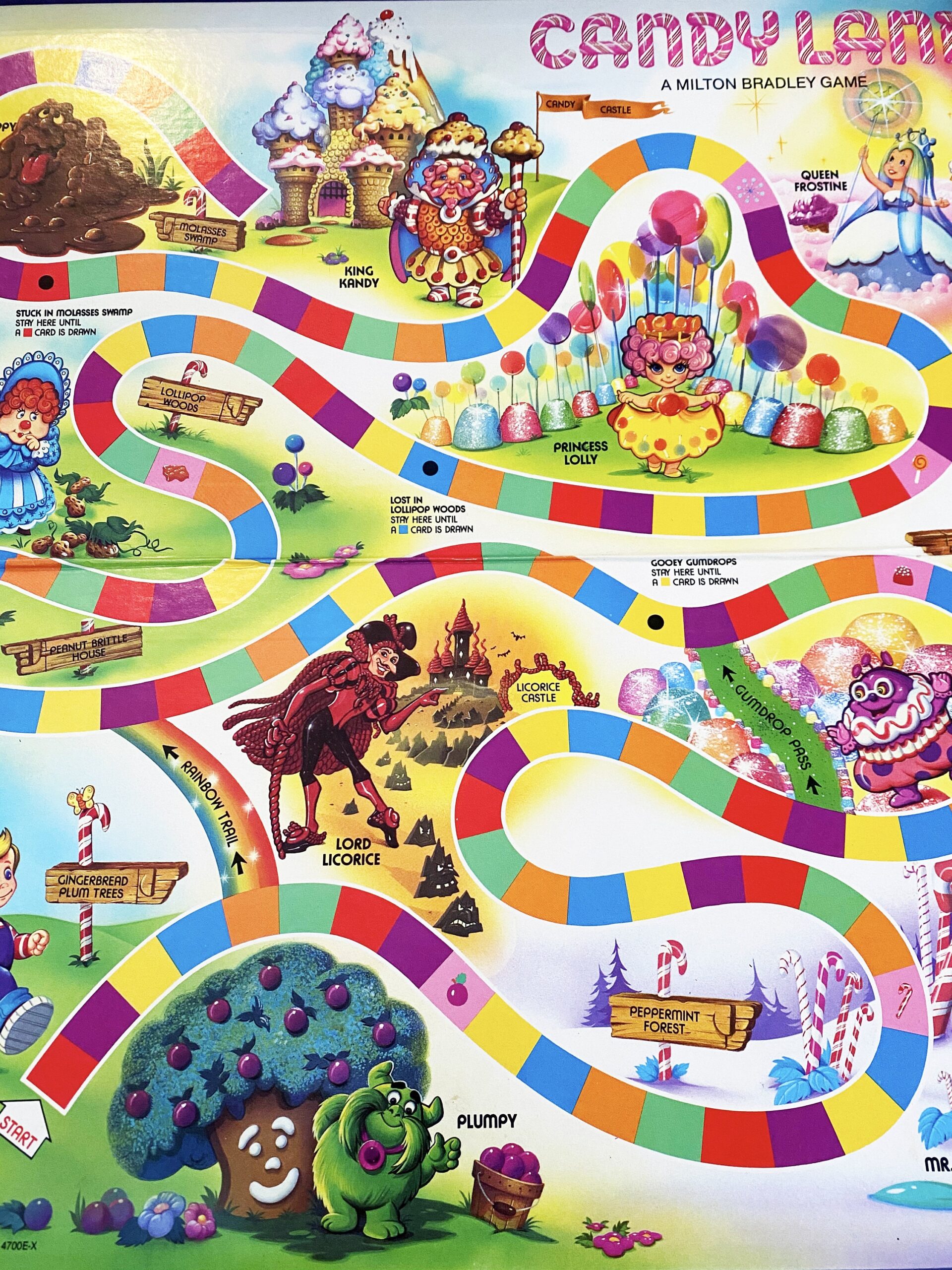 Vintage Original Candy Land Milton Bradley Board Game 1984 Candyland 80s Toys 100 Complete 1980s Etsy