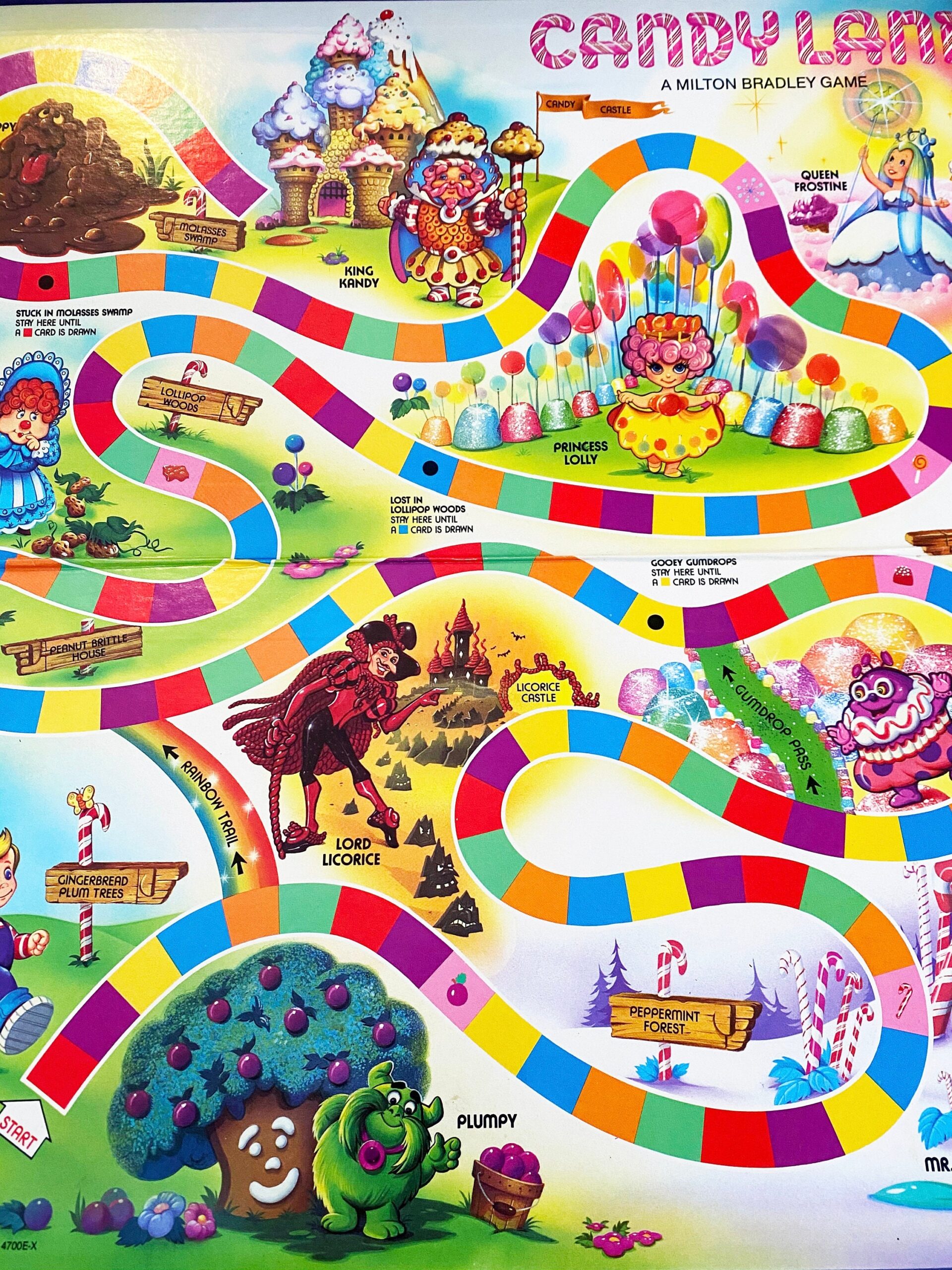 Vintage Original Candy Land Milton Bradley Board Game 1984 Candyland 80s Toys 100 Complete 1980s Etsy