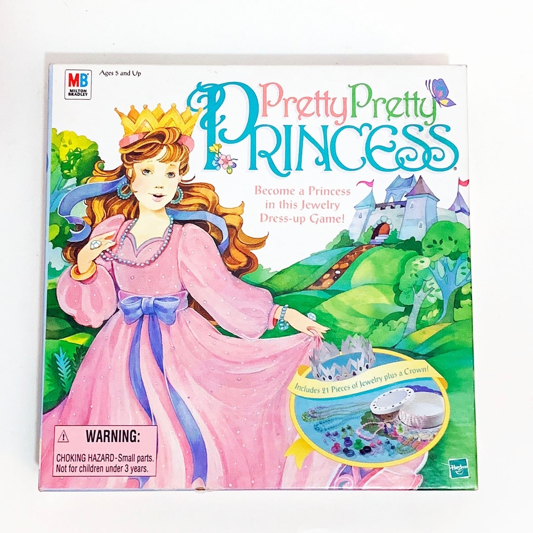 Vintage Pretty Pretty Princess Board Game 100 Complete 1990s Dress Up 90s Sleepover Etsy