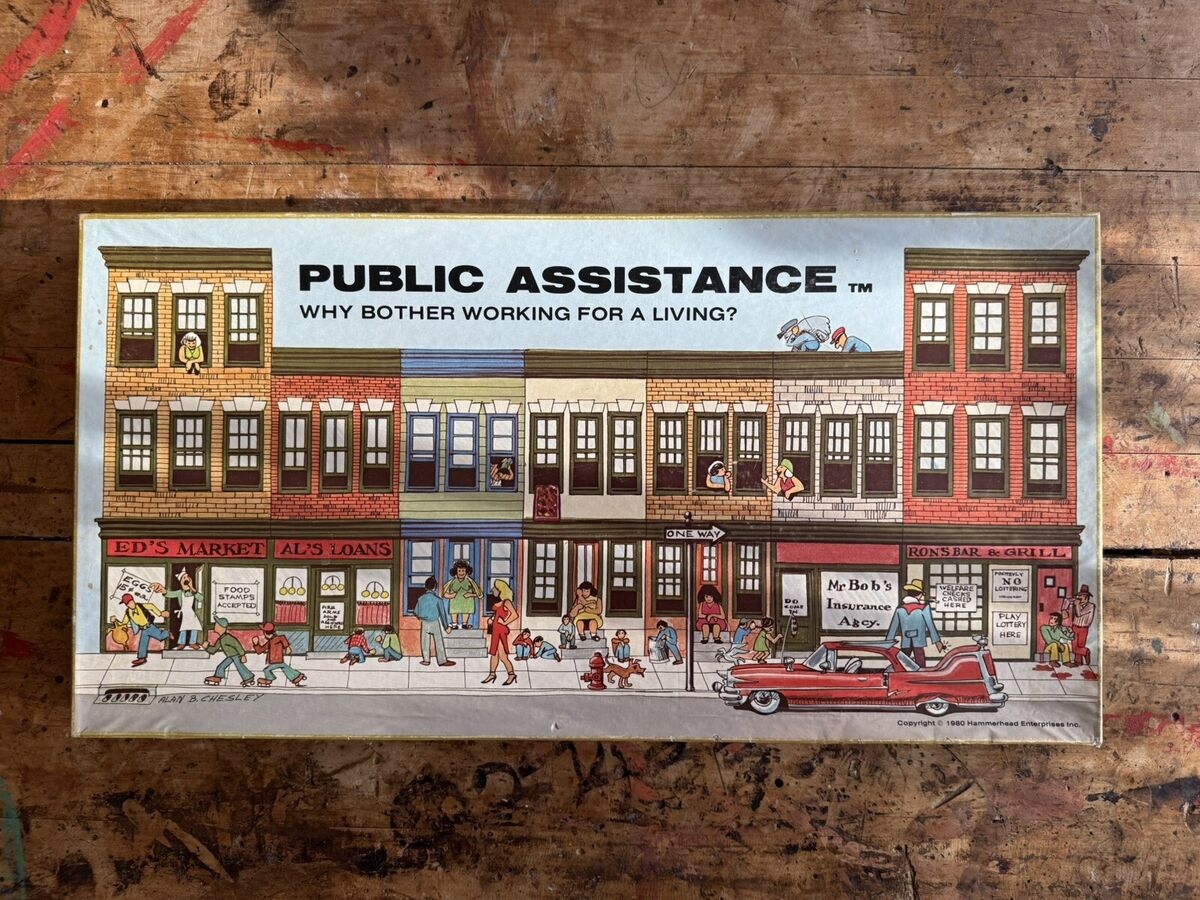 Vintage Public Assistance Board Game Rare Complete 1980 Beautiful Condition EBay