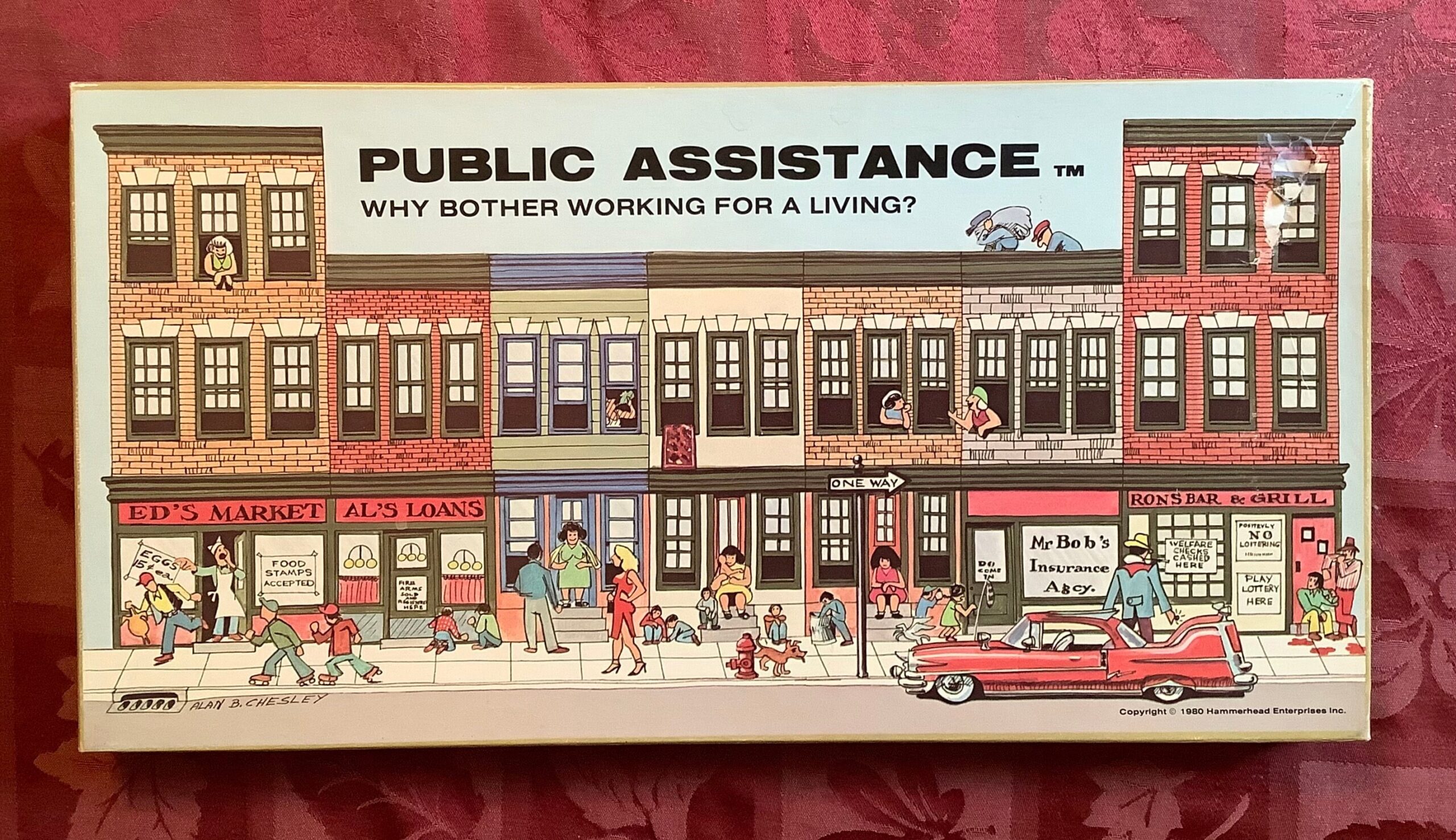 Vintage Public Assistance Game Etsy