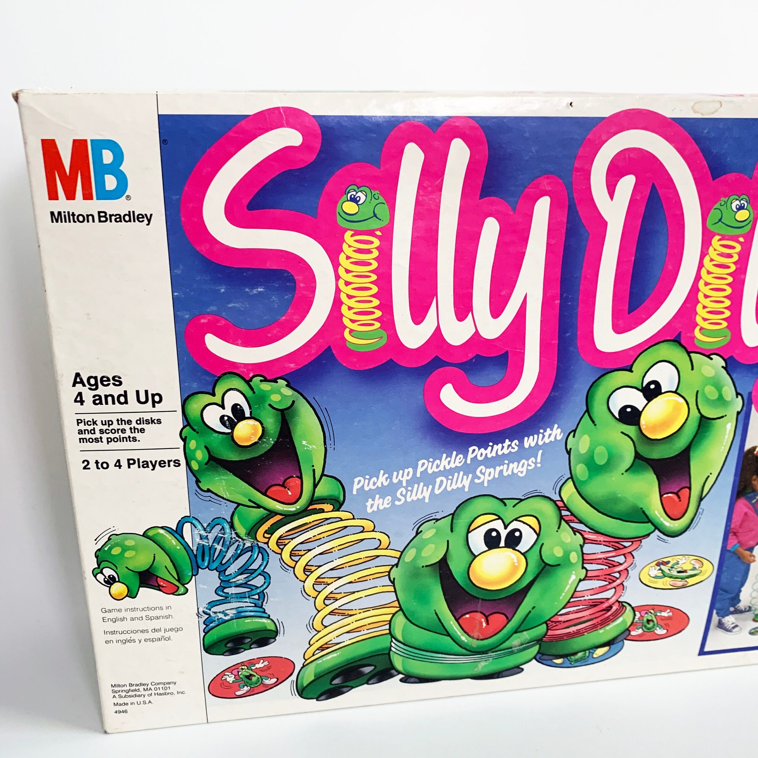Vintage Silly Dillys Board Game Milton Bradley 1988 100 Complete 1980s Toys 80s Games Etsy