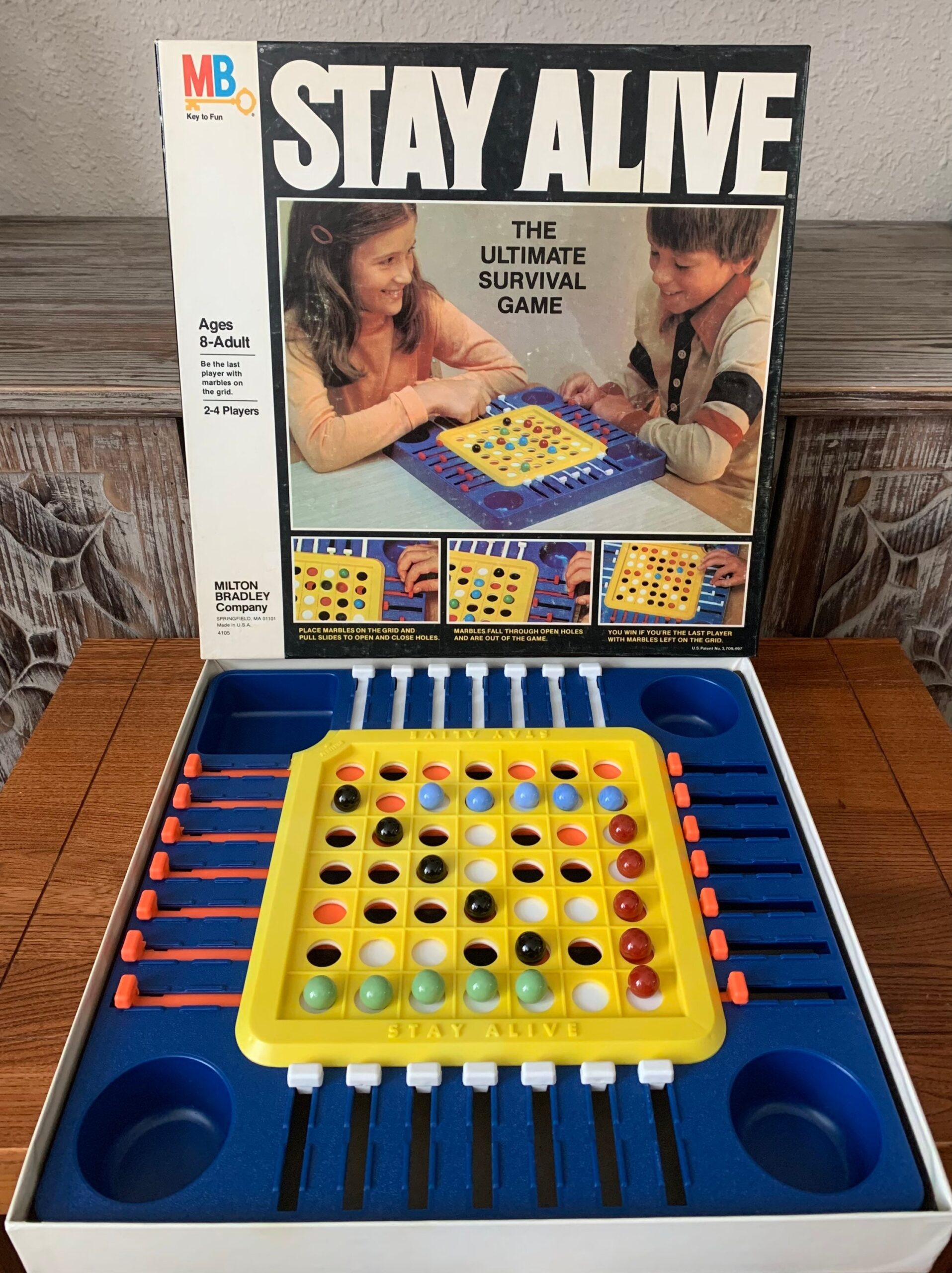 Vintage stay Alive The Ultimate Survival Game complete By Milton Bradley 1978 Etsy
