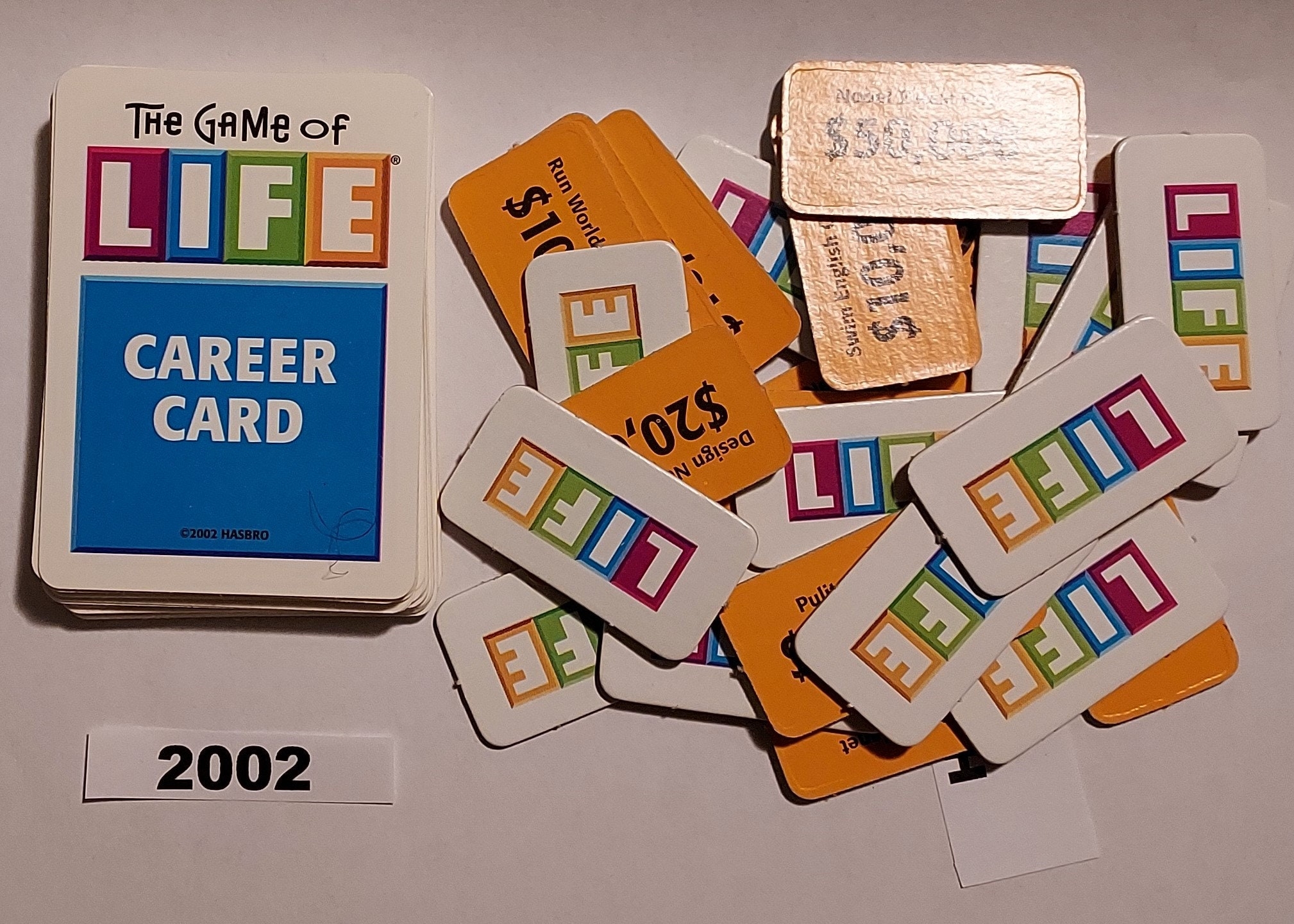 Vintage The Game Of Life Board Game Replacement Parts pieces ONLY 1960 2002 Hasbro Etsy