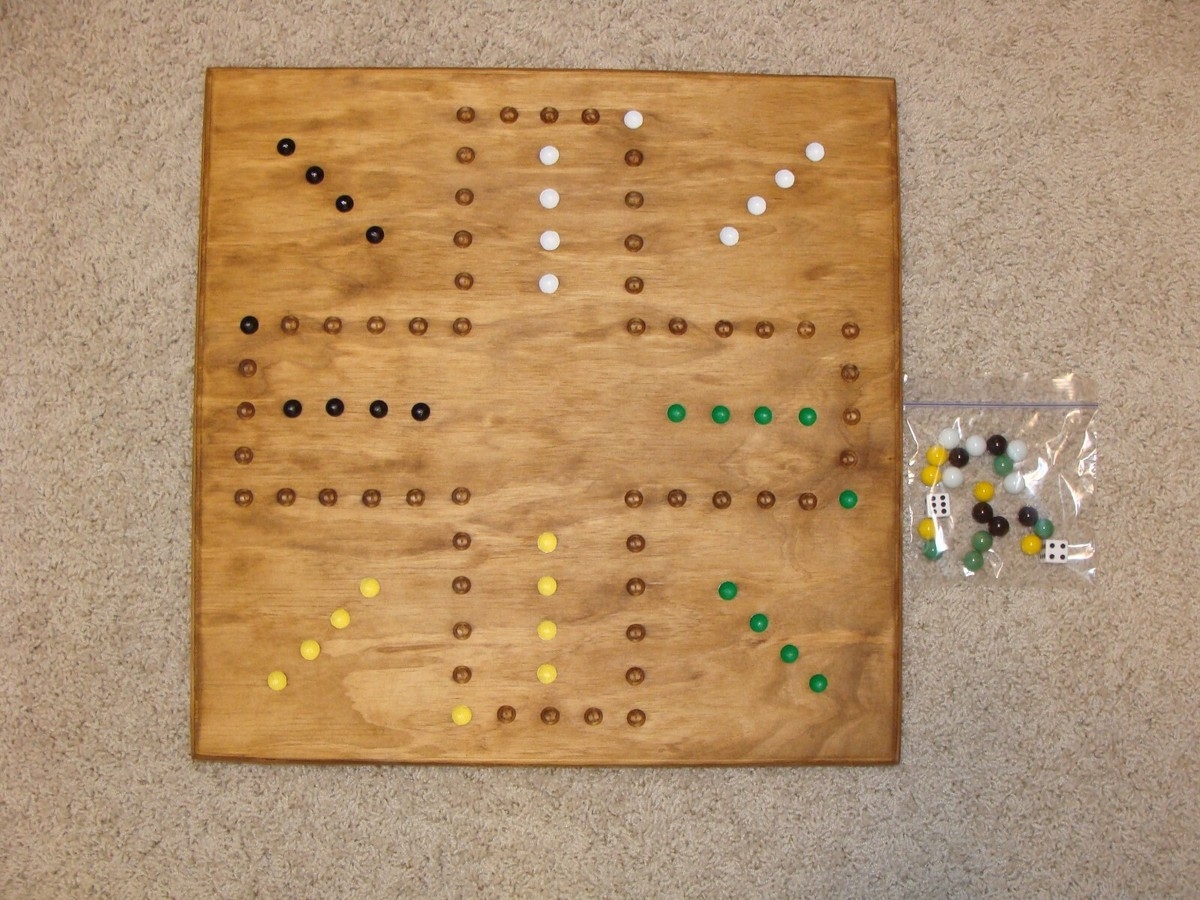 board game with marbles