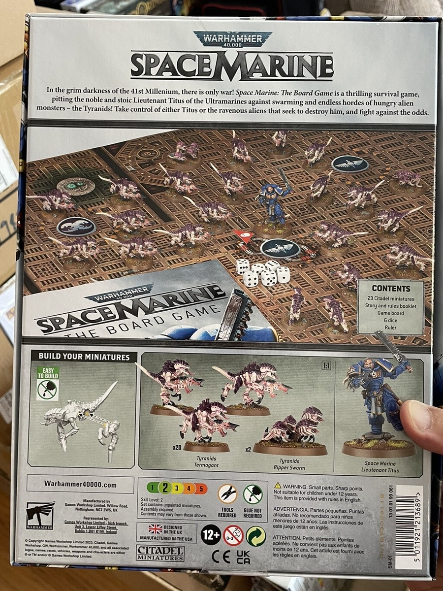 Warhammer 40 000 40k Space Marine Board Game Exclusive Games Workshop New Sealed EBay