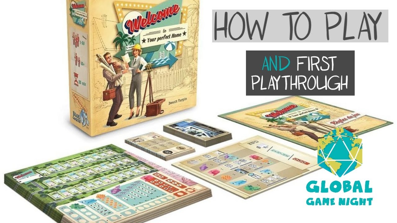Welcome To Board Game How To Play And Playthrough YouTube