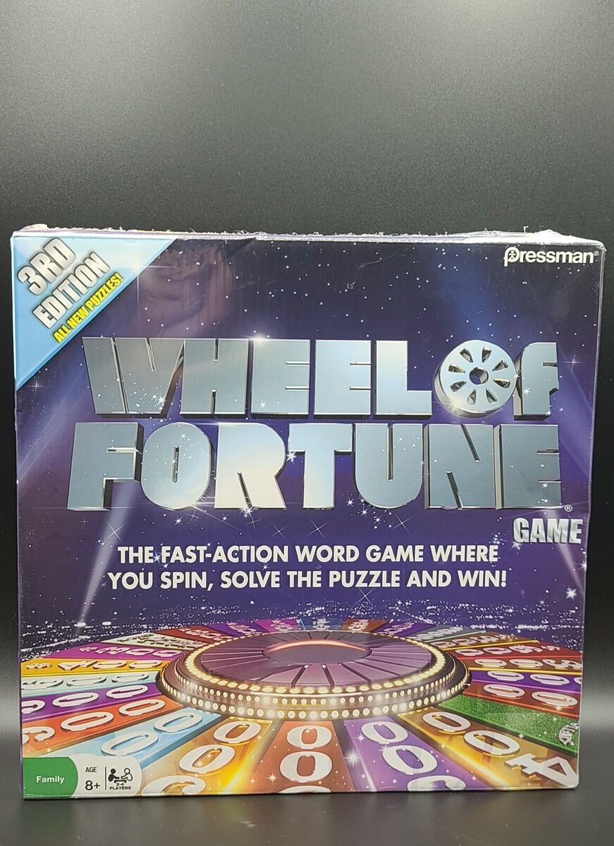 Wheel Of Fortune Game 3rd Edition 2009 Pressman New In Sealed Box Family Puzzle EBay