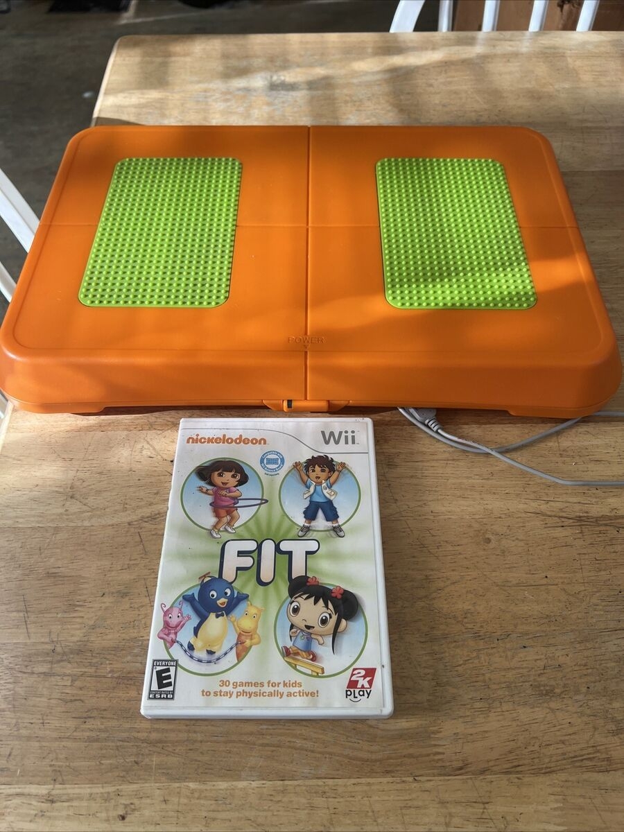Wii KIDS FIT BALANCE BOARD Nickelodeon Fit Game EBay