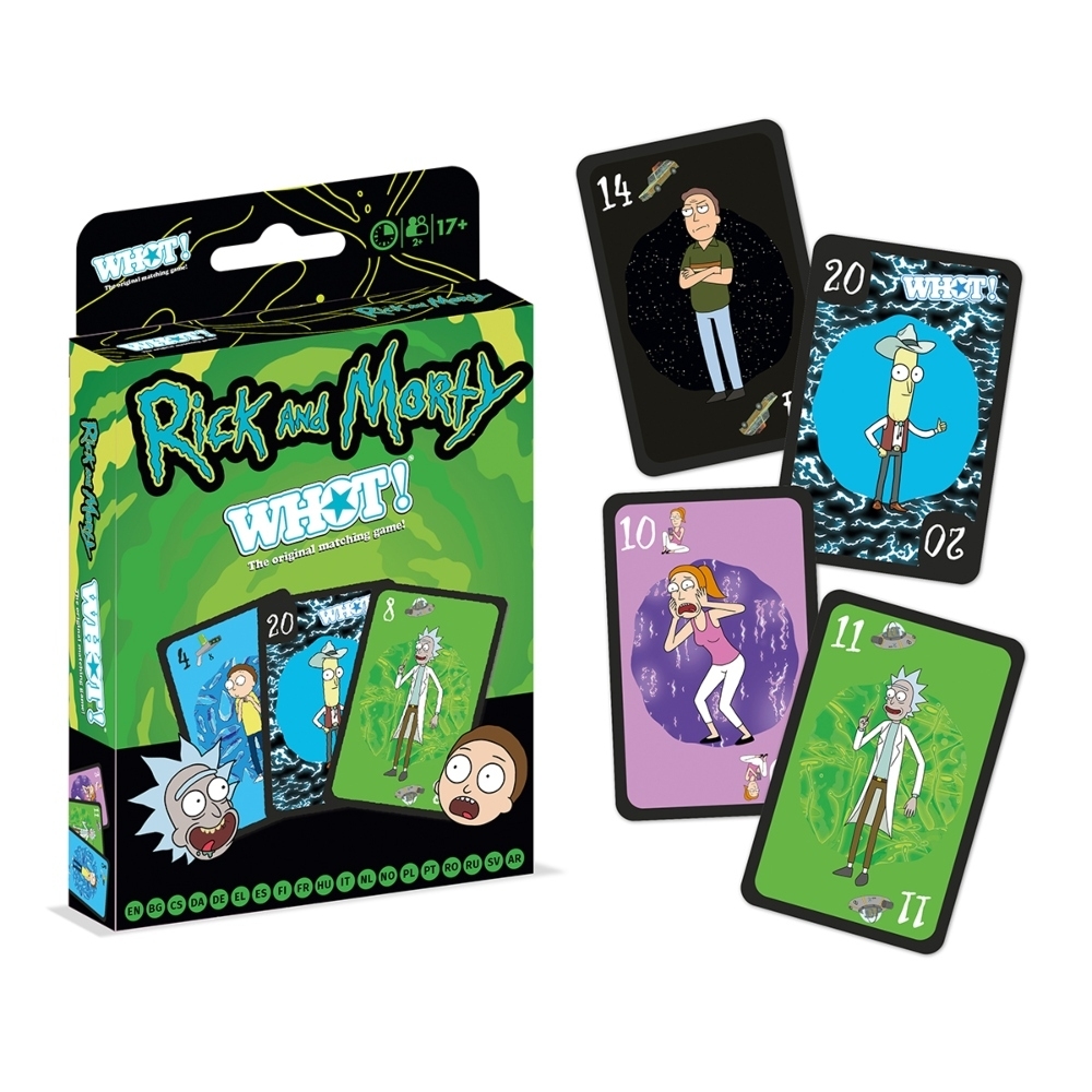 Winning Moves Rick And Morty WHOT Board Game Winning Moves Rick And Morty WHOT Board Game