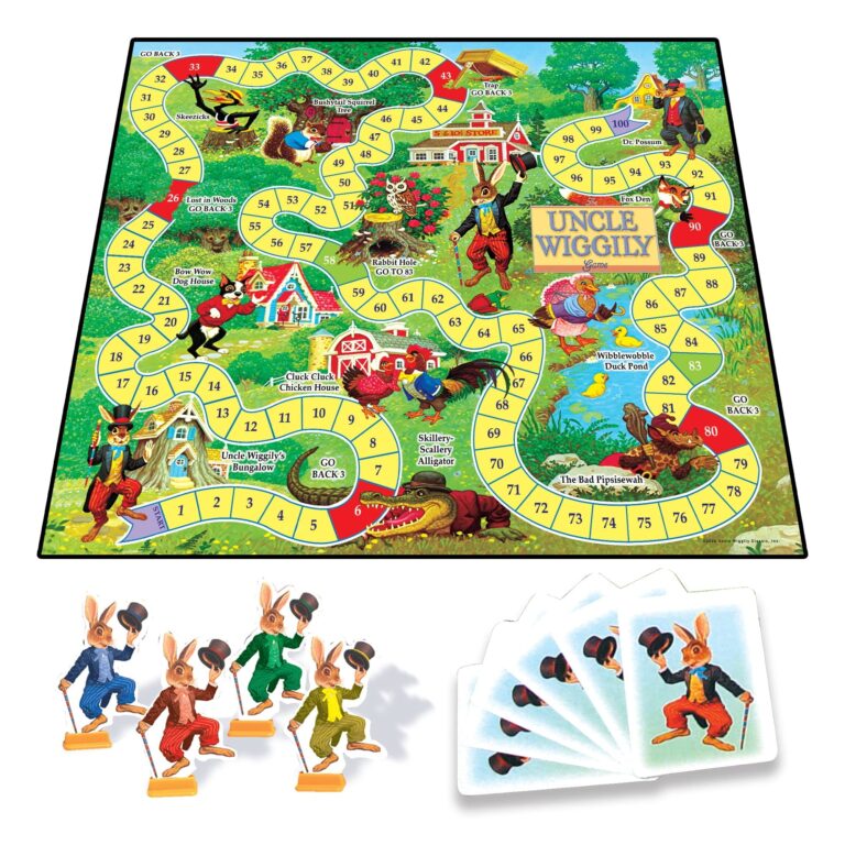 Winning Moves Uncle Wiggily Game Board Game With Simple Rhymes Numbers And Symbols For Ages 4 And Up 2 4 Players Walmart