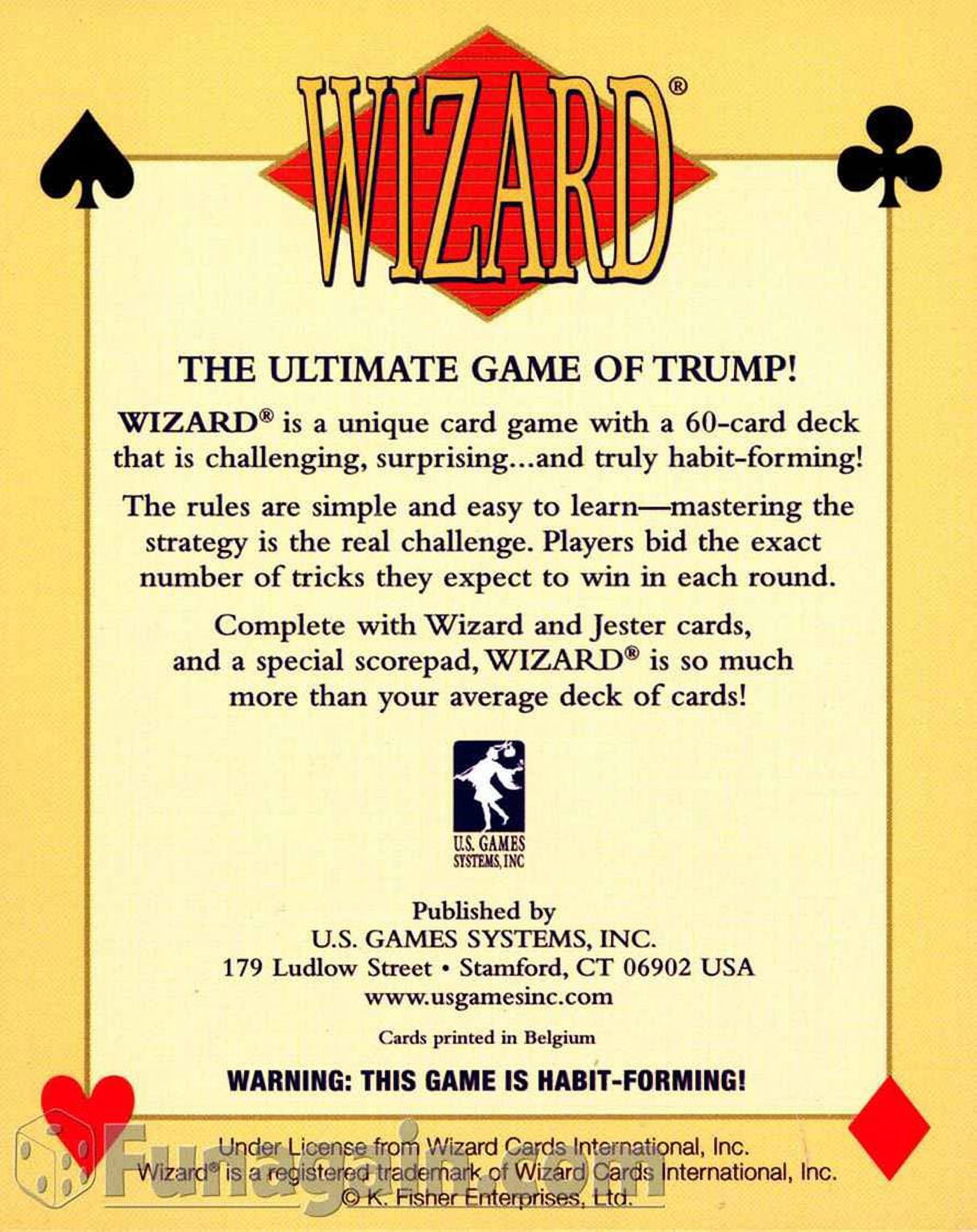 Wizard Magic Card Game Ultimate Game Of Trump By Ken Fisher Other Walmart