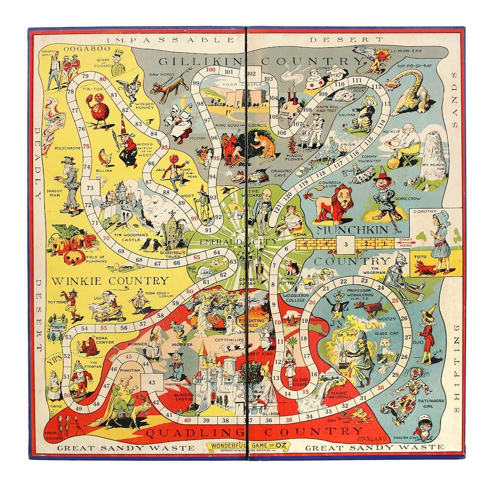 Wizard Of Oz Story based Board Game Sold In The 1920s 