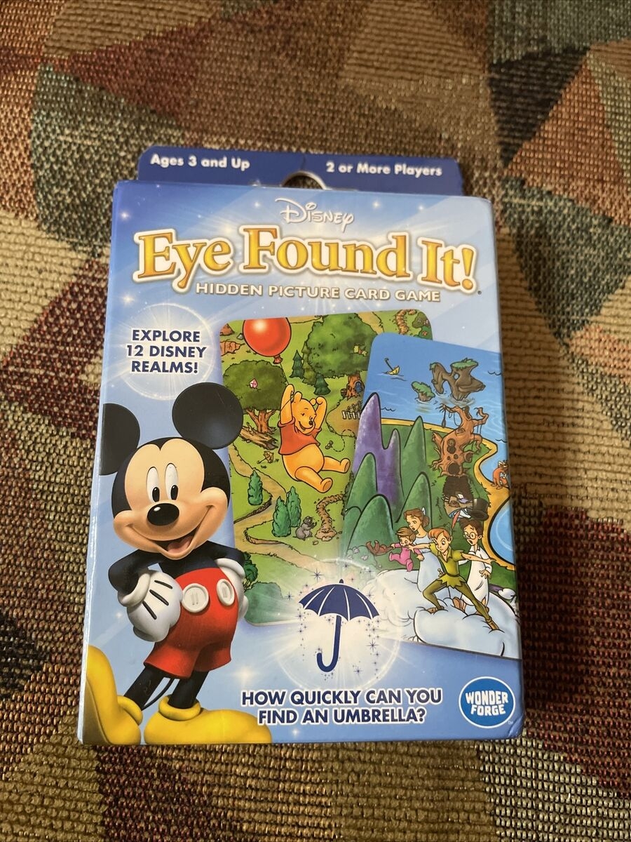 World Of Disney Eye Found It Card Game For Boys Girls Ages 3 A3 EBay