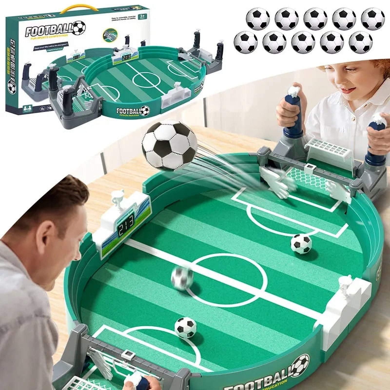 XTEILC Mini Tabletop Soccer And Hockey Game Small Portable Arcade For Kids And Adults Indoor Sport Toy Walmart