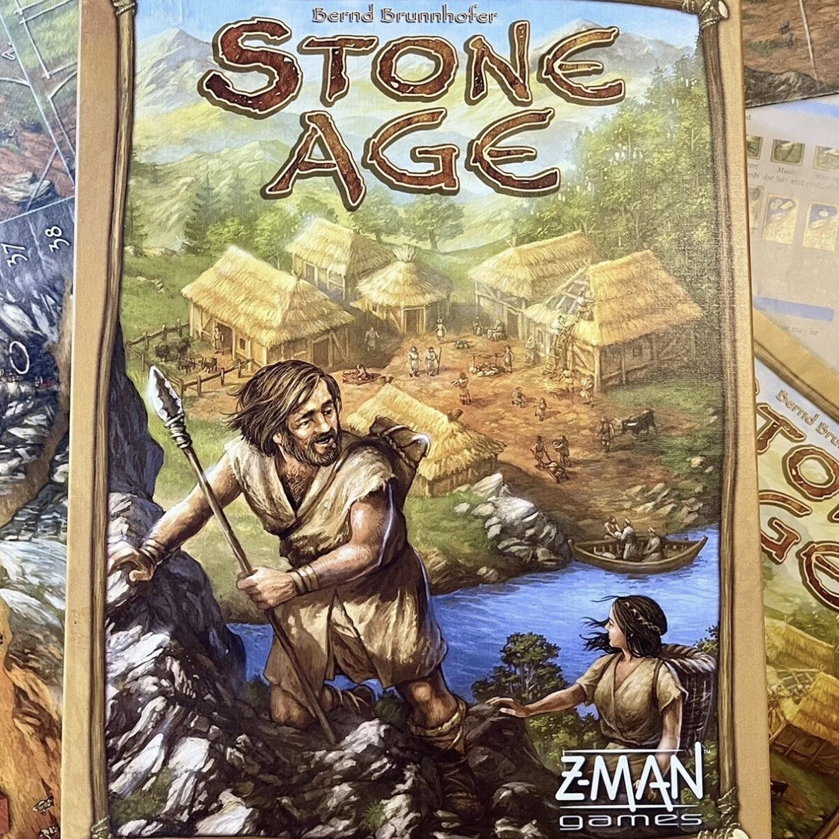 Z Man Stone Age Board Game Complete Near Mint Worker Placement Strategy Game 681706712604 EBay