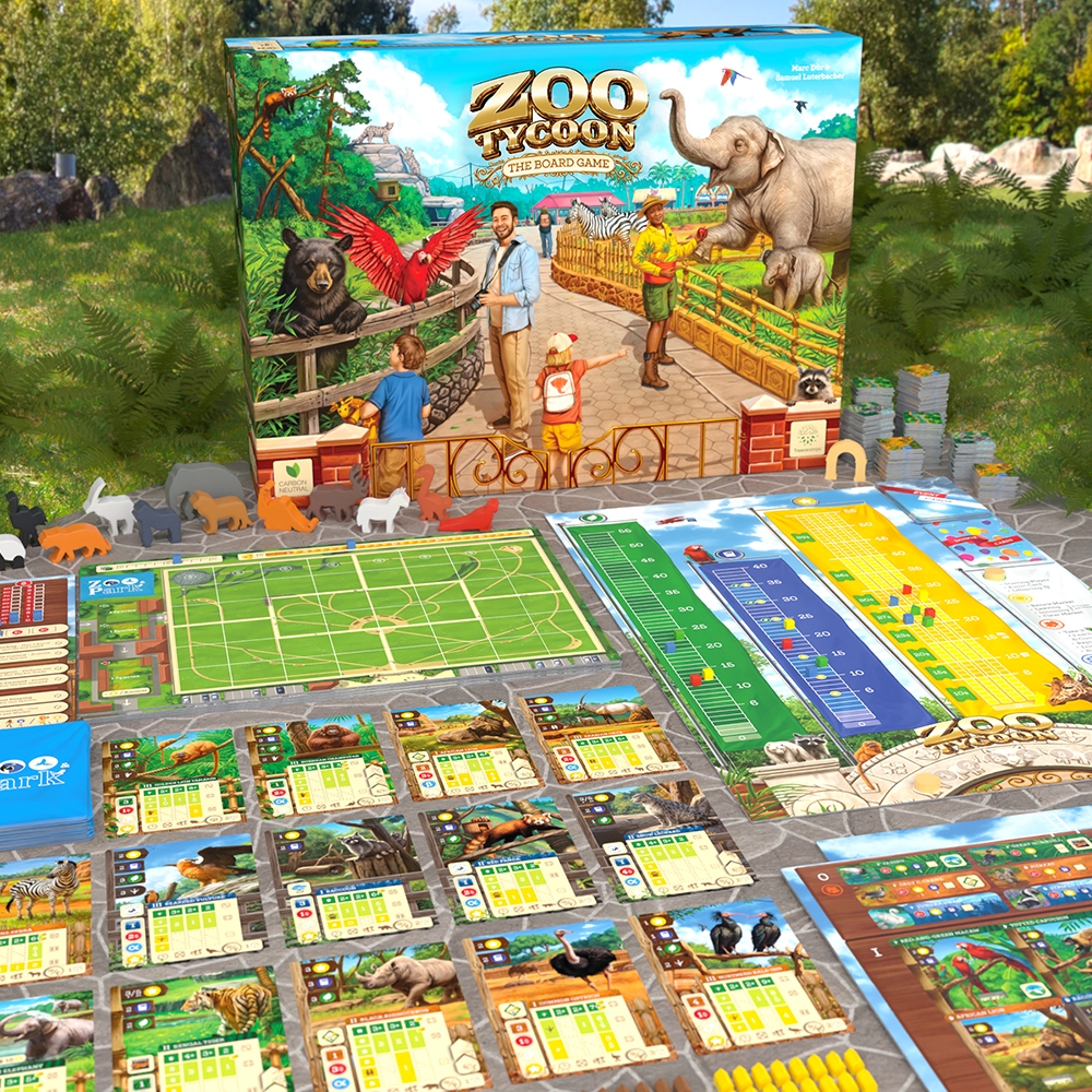 Zoo Tycoon The Board Game By Treeceratops Zoo Tycoon The Board Game Only For Pledges With 2 Or More Copies Gamefound