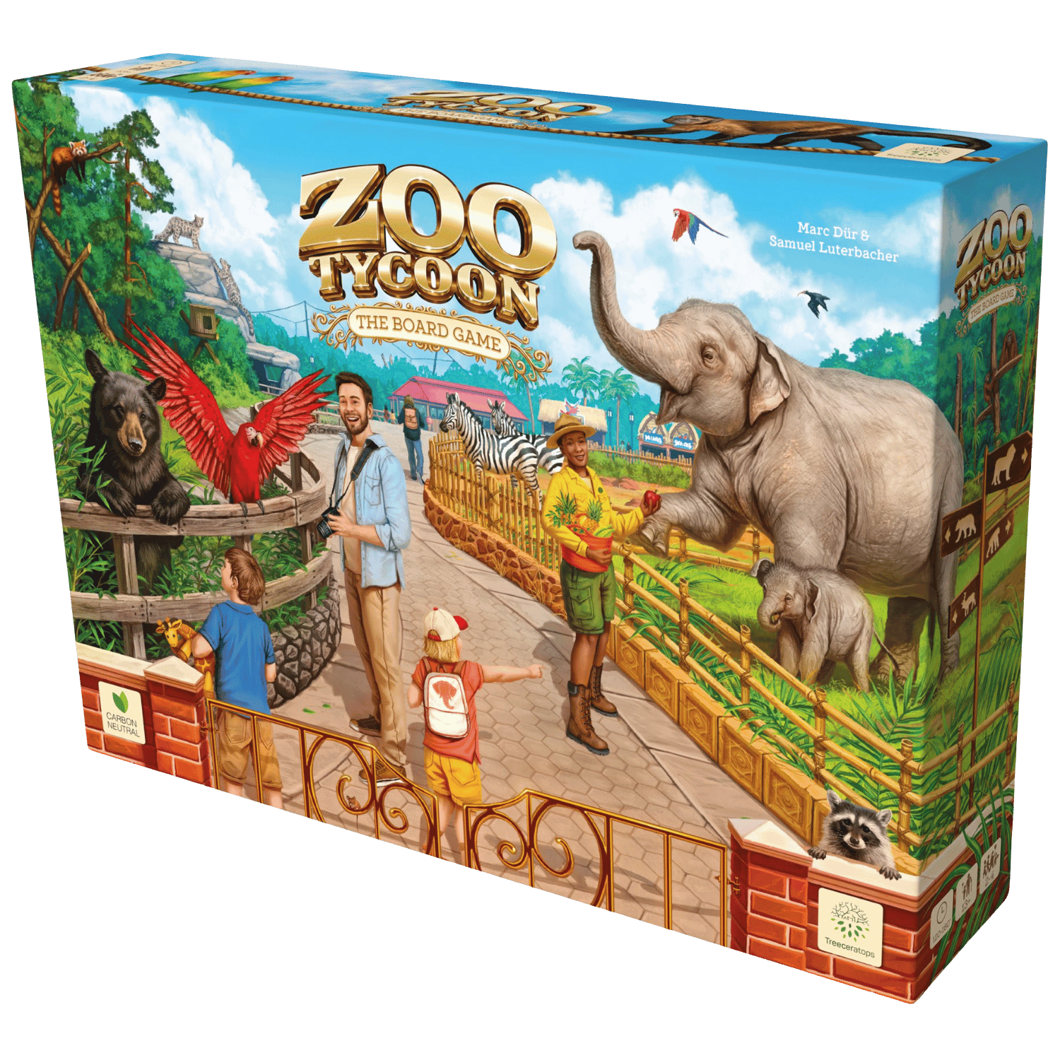 Zoo Tycoon The Board Game Deluxe Kickstarter Game Nerdz