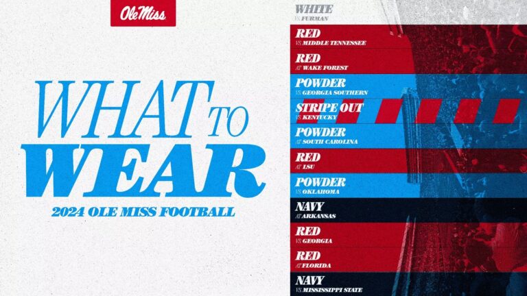 2024 Ole Miss Football What To Wear Ole Miss Athletics Hotty Toddy