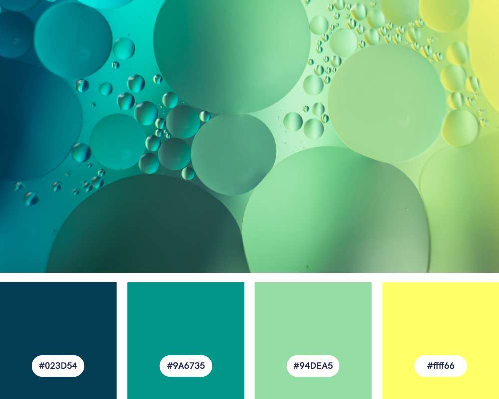 25 Green Color Palette Combinations Piktochart