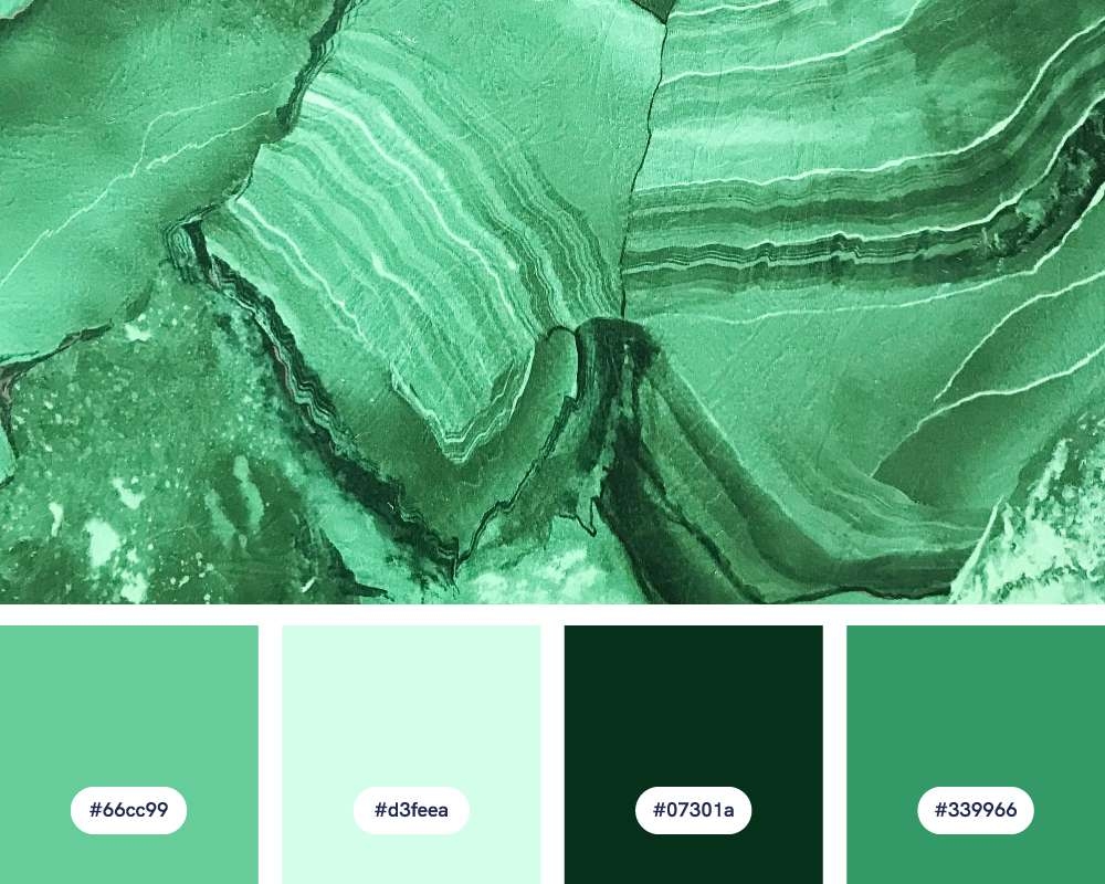 video game green color palette