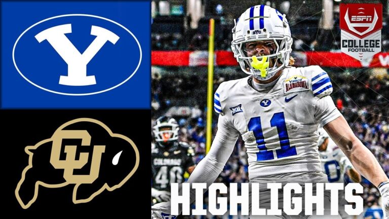 Alamo Bowl BYU Cougars Vs Colorado Buffaloes Full Game Highlights ESPN CFB YouTube