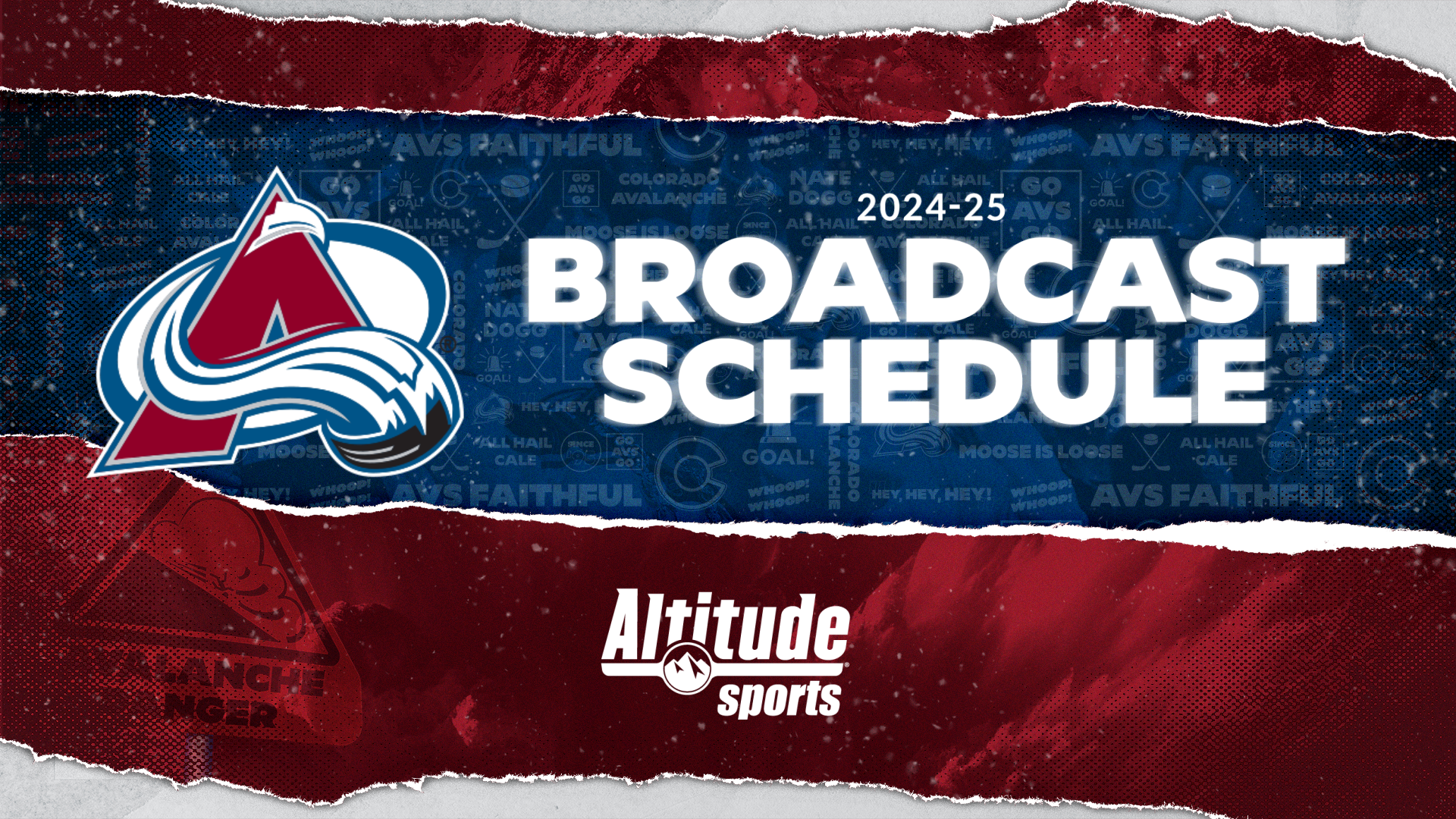 ALTITUDE SPORTS ANNOUNCES 2024 25 COLORADO AVALANCHE BROADCAST SCHEDULE Altitude Sports