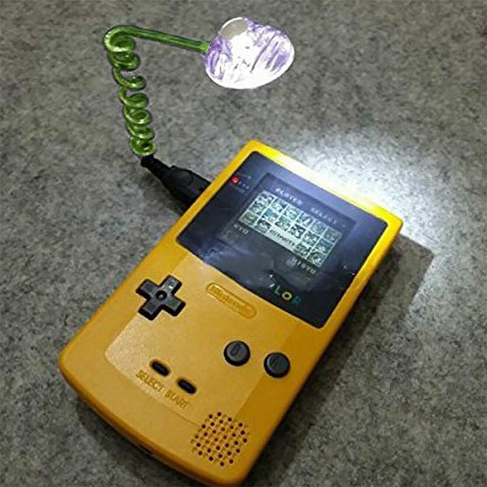 Amazon Flexible LED Night Worm Light For Game Boy Color Pocket For GBC GBP Screen Light Console Worm Lamp Accessories Game Boy Color No Extra Batteries Required Video Games