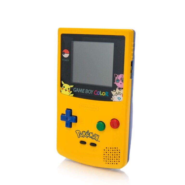 Amazon Game Boy Color Limited Pokemon Edition Yellow Renewed Video Games