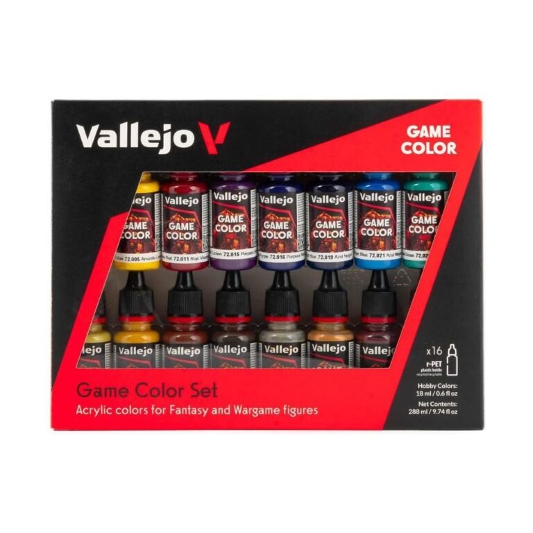 Amazon Vallejo Game Color Advenced Set Advenced Set For Fantasy And Wargame Figures 16 Bottles X 18 Ml 0 60 Fl oz VALLEJO Arts Crafts Sewing