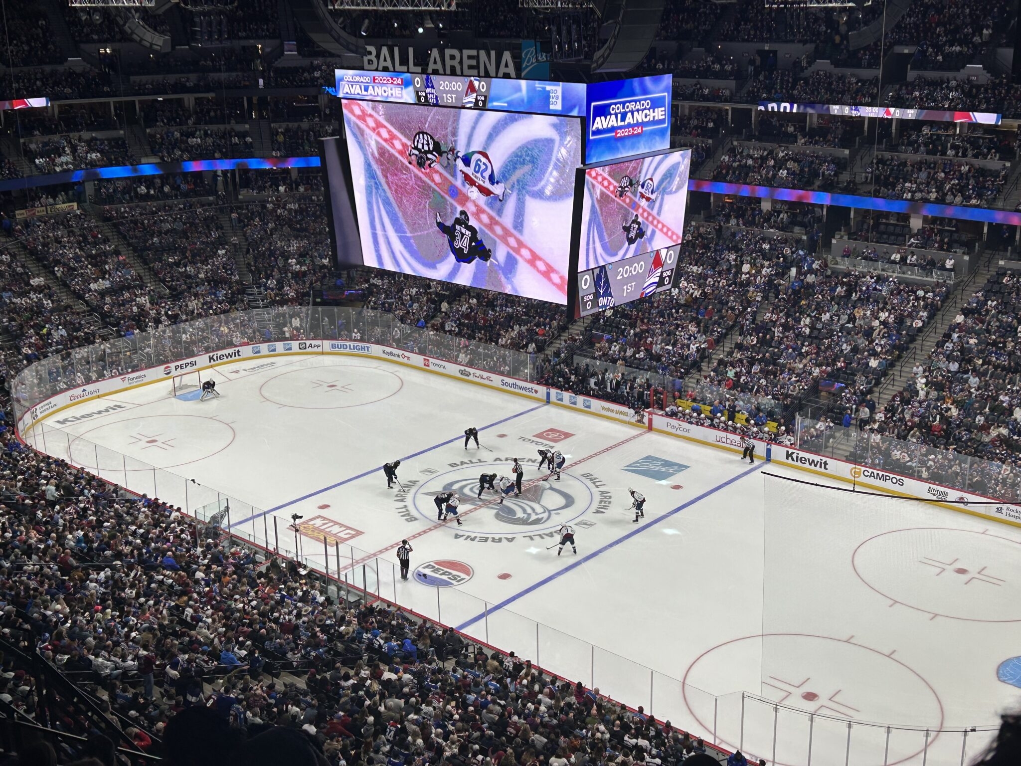colorado avalanche hockey game