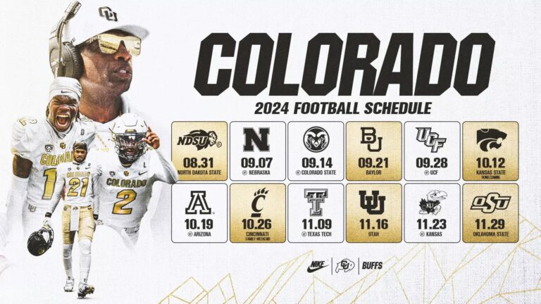 Big 12 Releases 2024 League Football Schedules University Of Colorado Athletics