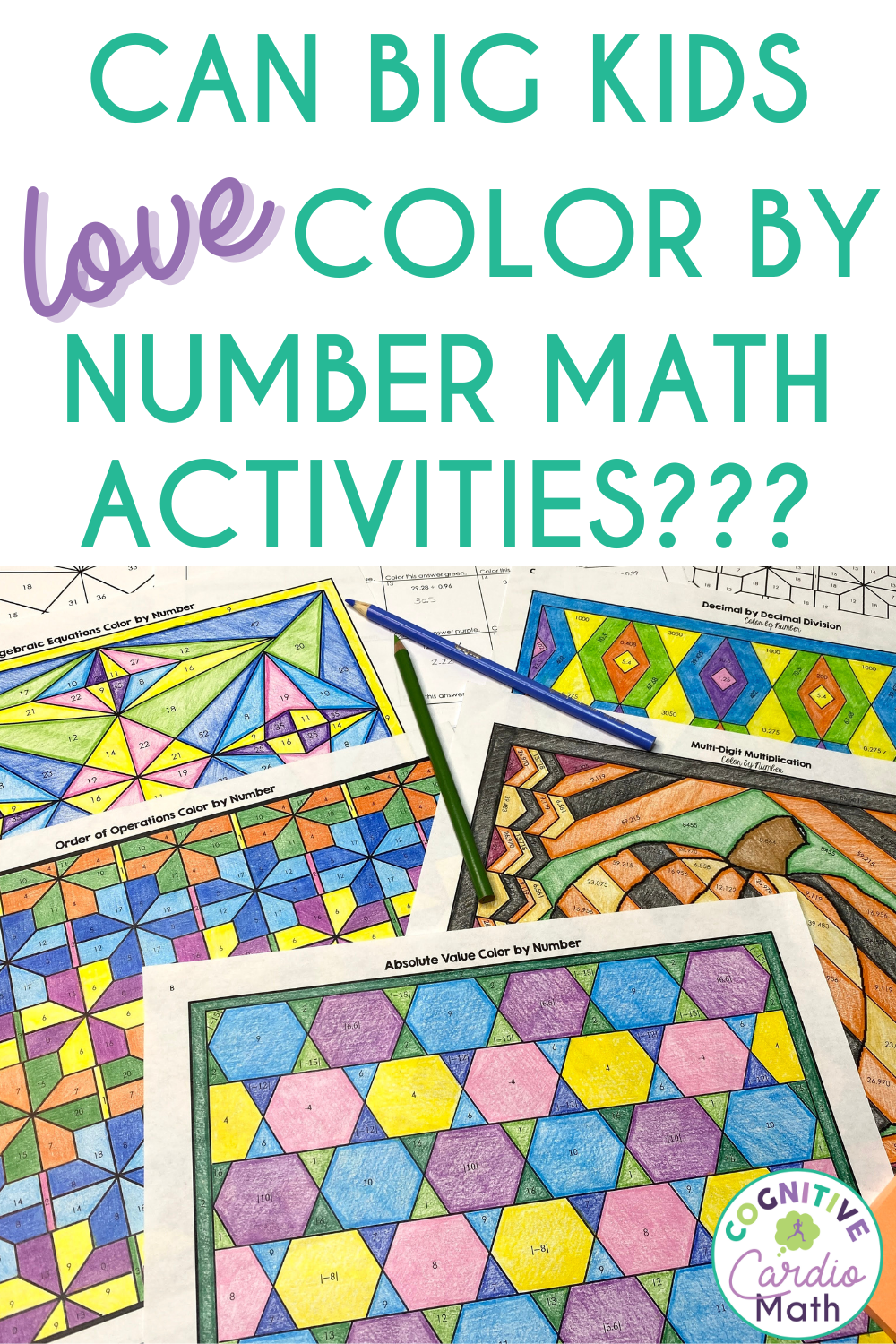 Color By Number Math Activities Engages All Learners