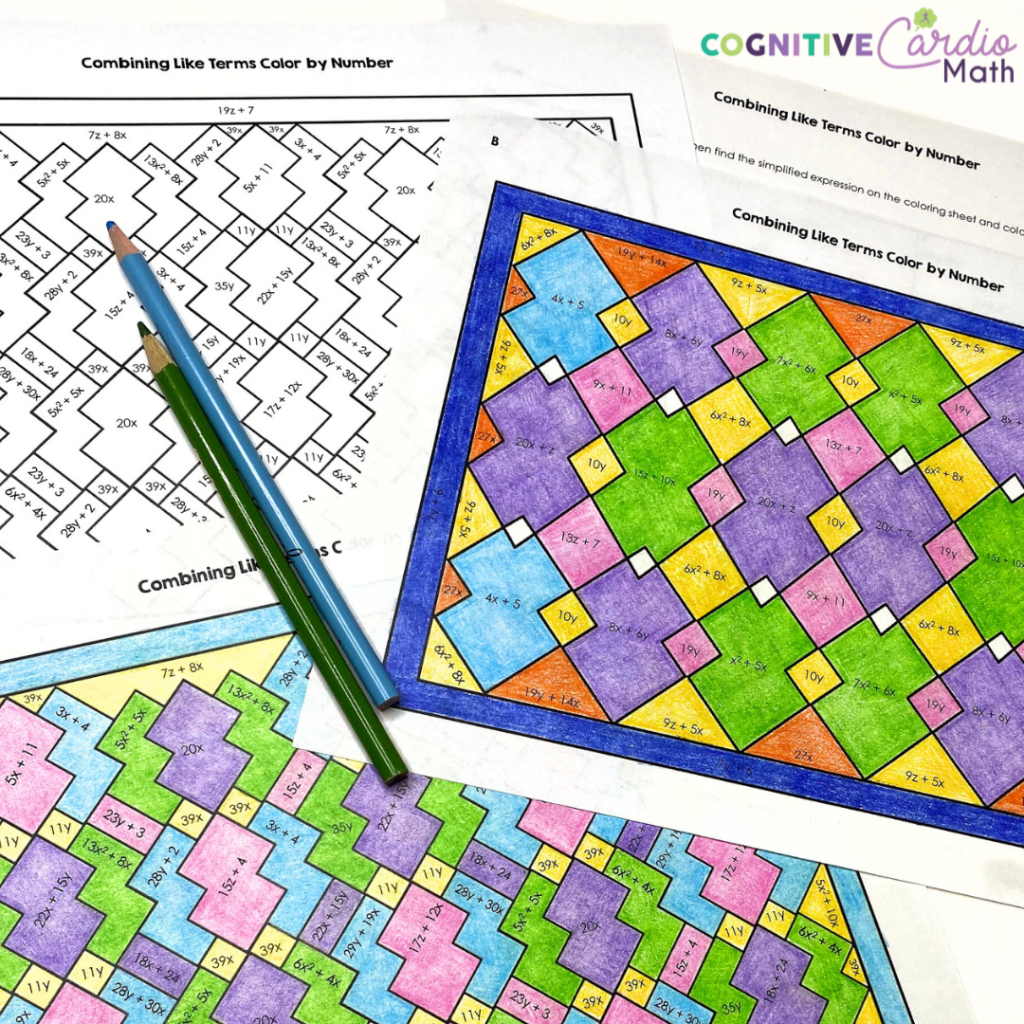 Color By Number Math Activities Engages All Learners