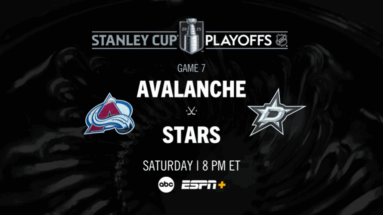 Colorado Avalanche Face Off Against The Dallas Stars In A Game 7 Showdown Saturday At 8 P m ET On ABC And ESPN ESPN Press Room U S 