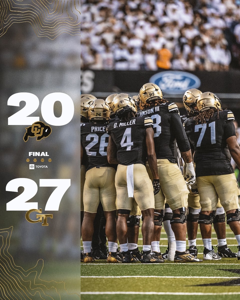 Colorado Buffaloes Football CUBuffsFootball X
