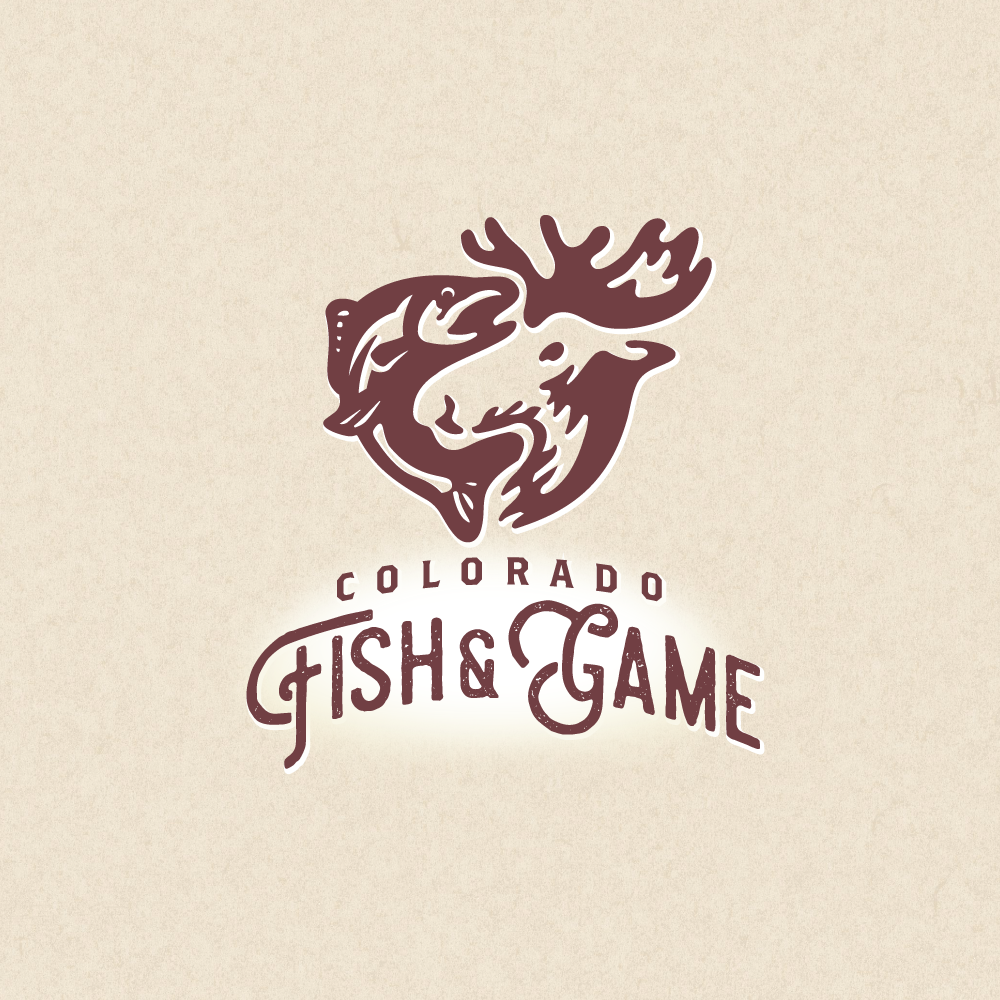 Colorado Fish And Game Logo Design Logo Cowboy