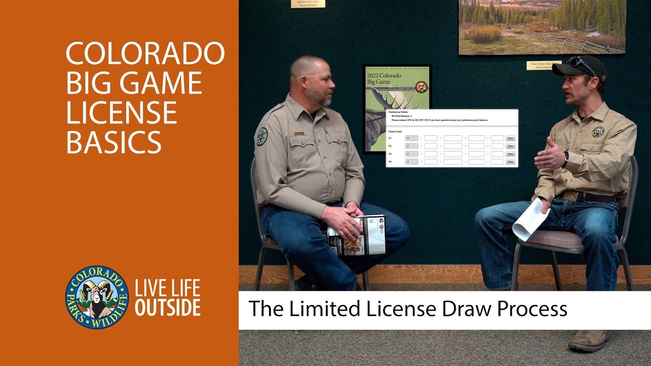 Colorado s Big Game License Basics Limited License Draw Process YouTube