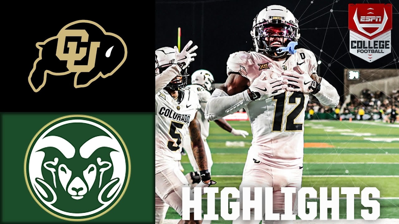 Colorado State Rams Vs Colorado Buffaloes Full Game Highlights ESPN College Football YouTube