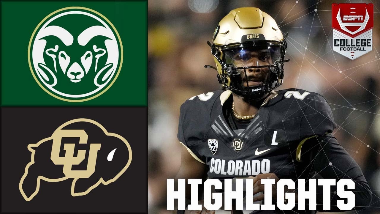 Colorado State Rams Vs Colorado Buffaloes Full Game Highlights YouTube