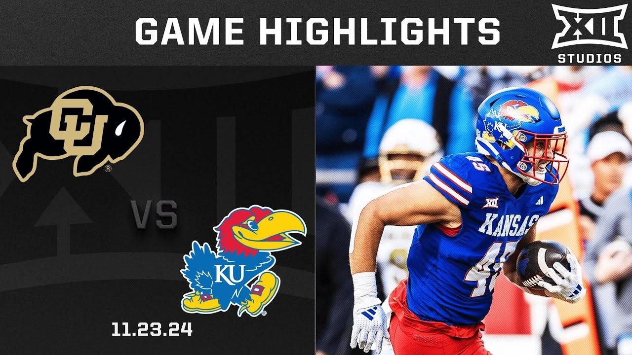 Colorado Vs Kansas Highlights Buffaloes Jayhawks Score Analysis
