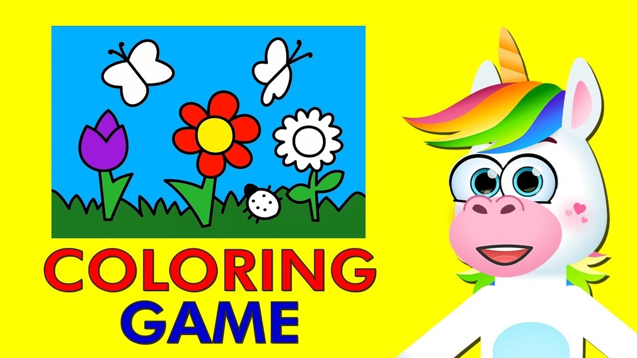 COLORING GAME For Toddlers Babies Kids Preschoolers Free Online Android App Coloring Games YouTube