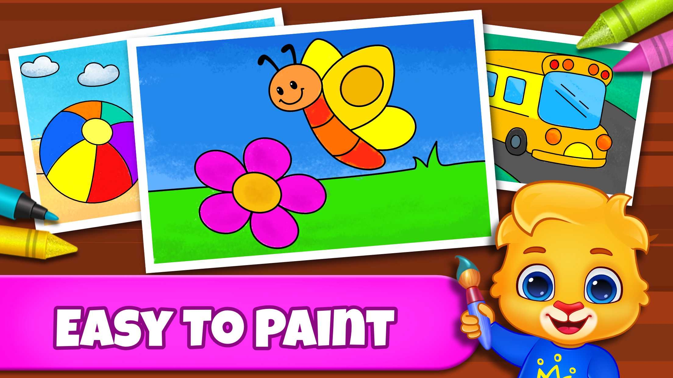 Coloring Games Coloring Book Painting Glow Draw