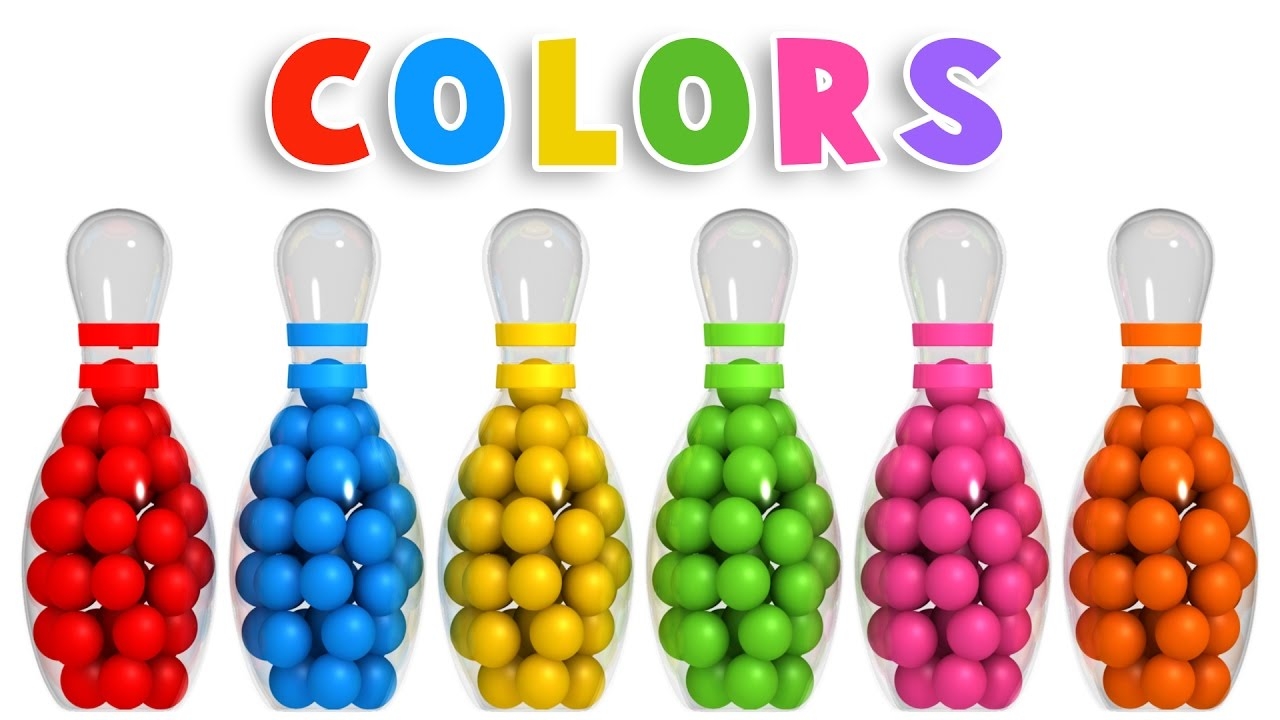 Colors For Children With 3D Bowling Game Colours Videos Collection For Children YouTube