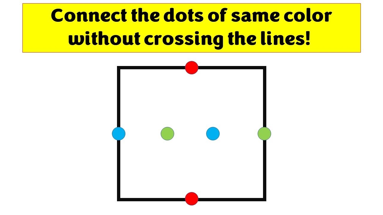 Connect The Dots Of Same Color Without Crossing The Lines YouTube