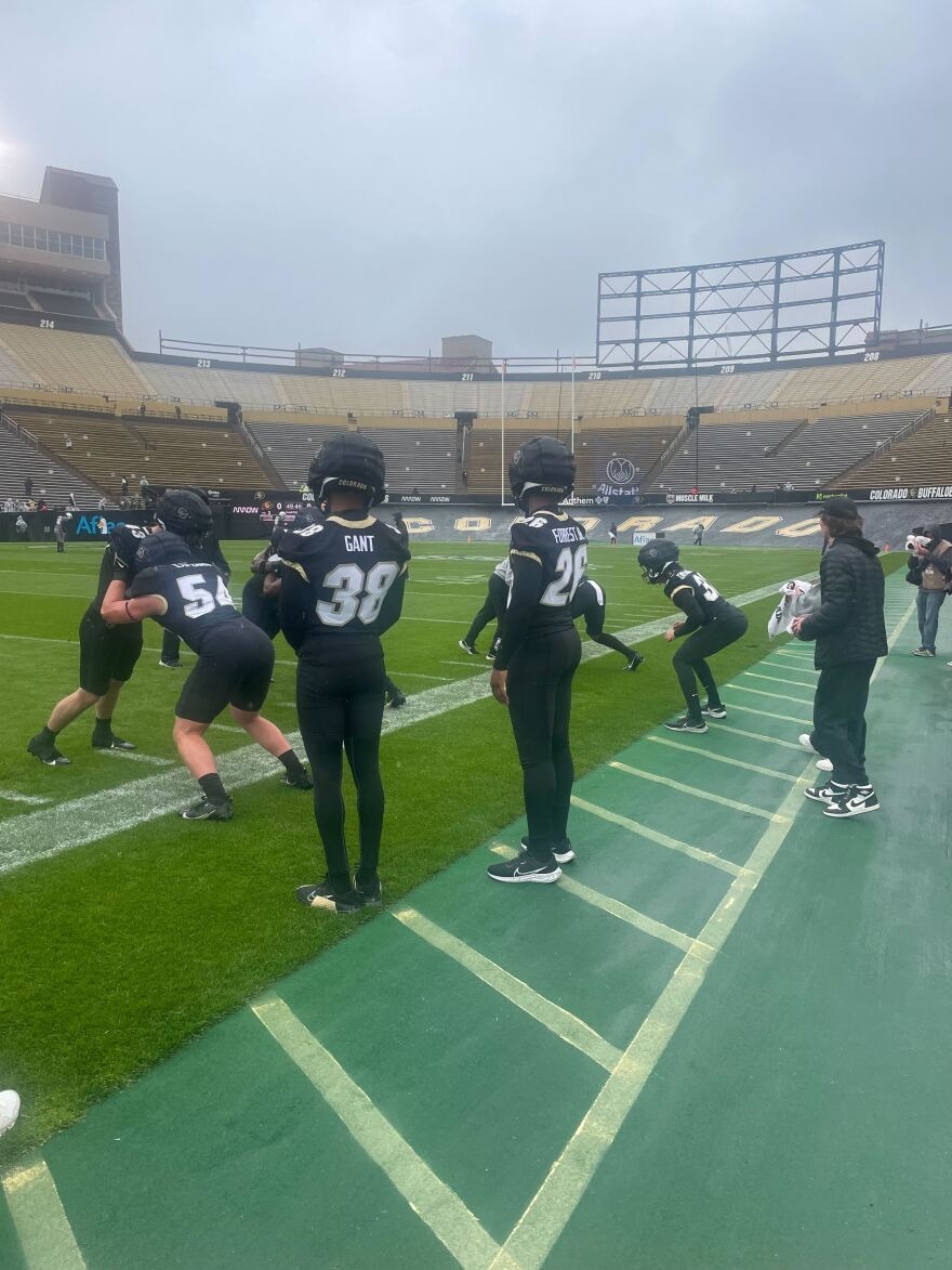 CU Annual Black And Gold Spring Football Game Brought Crowds Despite Rain KUNC