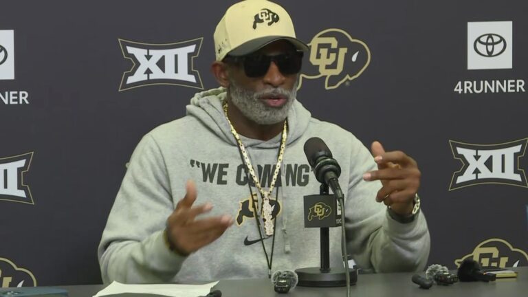Deion Sanders Addresses Media Before Rocky Mountain Showdown Rematch 9news