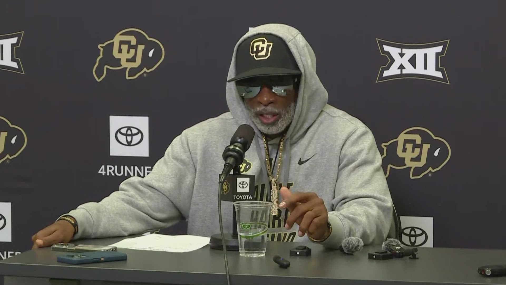 Deion Sanders Full Press Conference Buffs Hosting Baylor Bears 9news