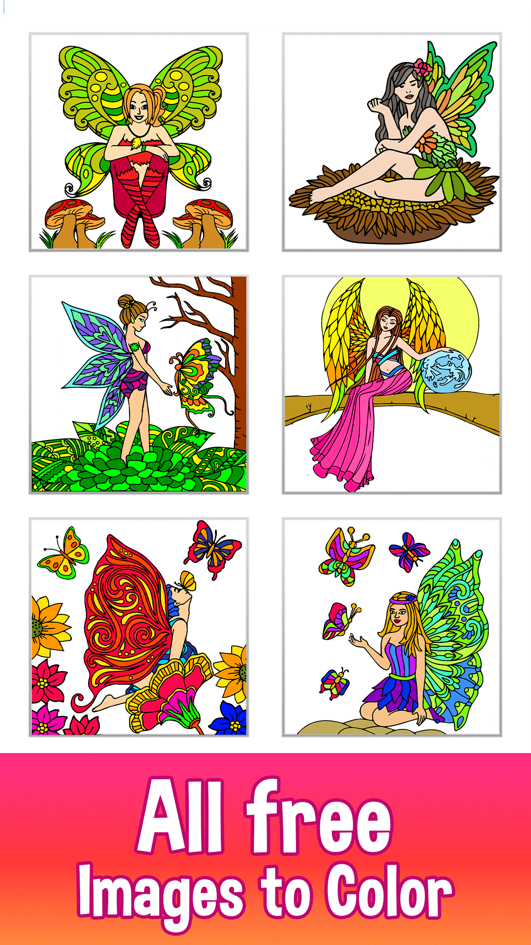Fairy Color By Number Coloring Games For Kids App On Amazon Appstore